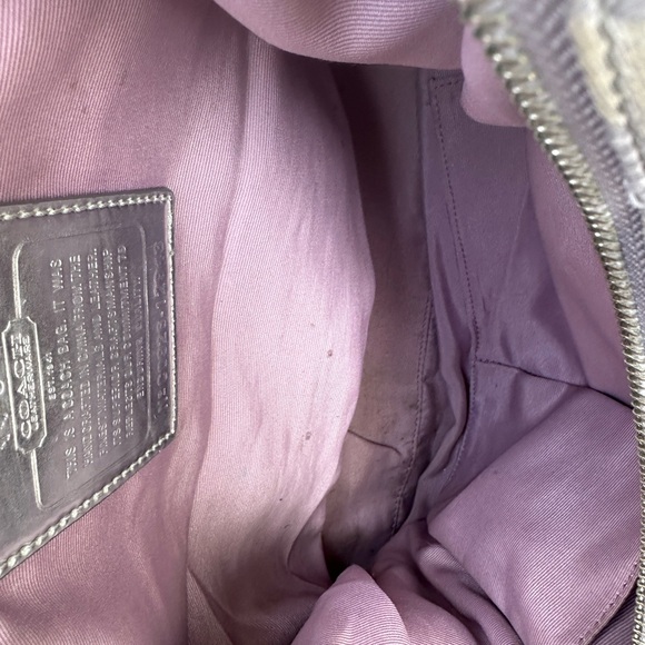 Gray Coach Signature Bag - Picture 12 of 13